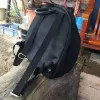 Mini mochila negra clásica y famosa a la moda, bolsa de viaje con logotipo de 2 colores, organizador de estilo Vintage, 2023