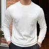 Männer Pullover 2023 Herbst Gestrickte Lange Ärmeln Rundhals Slim Fit Pull Homme Mode Pullover Business Freizeit Herren Pullover Winter 230826