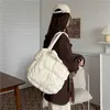 Kołdowa torba na ramię w torbie dla kobiet miękkie nadziewane damskie designerskie torba na poduszkę retro żeńskie torby pod pachami Duże torebki