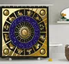 Shower Curtains Astrology Shower Curtain Square Shape with Inner Details Zodiac Horoscope Symbols and Constellations Art Bathroom Curtains 230826