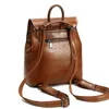 Sacs d'école Sac à dos en cuir véritable de haute qualité sac de voyage sac à dos femme épaule pour filles sac à dos femmes huile cire peau de vache sac à dos 230826