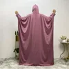 Roupas étnicas Muçulmano Completamente Coberto Abaya Mulheres Primavera Outono Grande Balanço Vestido Longo Dubai Turquia Djelaba Femme Hijab Kaftan Niqab Oração