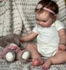 Dolls NPK 50 cm Full Body Silicone Waterproof Reborn Maddie Doll Handdetailed Målning med synliga vener Livlägsen 3D -hudton 230826