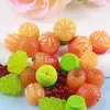 Fake Mini Fruits Figurines Mini Orange Blueberry Grape Raspberry Fruit Model Home Kitchen Decoration 122245