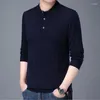 Men's Sweaters Sweater Men Autumn Mens Clothing Korean Fashion Long Sleeved Knitted Polo Collar Edition Casual Clothes