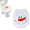 Toiletbrilhoezen Festival Voor Leuke Kerstman Cover Kerst Badkamer Decor Accessoires 2023 Kerst Stijl