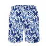 Pantaloncini da uomo Summer Board Blue Butterfly Running Surf Retro Floral Acquerello Farfalle Pantaloni corti Costume da bagno alla moda
