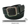 Belts Simple PU Leather Belt For Men Women Square Pin Buckle Waistband Korean Retro Jeans Pants Unisex Black Waist Strap