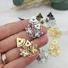 Charms 5pcs/lot Silver Gold Color Witch Forest Nature Moon Mushroom Pendant Fit For Jewelry Making DIY Findings