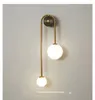 Wall Lamps Modern Lamp Glass Ball Lampshade LED Gold Home Decor Living Room Bedroom Interior Lighting Sconce Nordic Luminaire Light