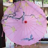 Paraplu's Chinese Hanfu-oliepapier Waterdichte paraplu Kwastje Plafonddecoratie Werknemer Dansparasol