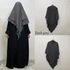 Abbigliamento etnico Ramadan Tradizione islamica Full Face Niquab Hijab Donna musulmana One Piece Preghiera Turbante Scialli Indossare direttamente Shayla Khimar