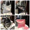 İş tasarımcısı kova çantası siyah omuz çantası gerçek deri altın veya gümüş zincir cc bagaj çantası tasarımcı çantaları bayanlar el çantaları markalı çanta