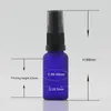 Bottiglie di stoccaggio Commercio all'ingrosso Flacone spray da 20 ml Atomizzatore Ricaricabile Nebbia fine Imballaggio cosmetico Vetro portatile