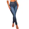 Jean femme pour femme pantalon en jean serré taille haute pantalon français longueur cheville pantalon crayon Vaqueros