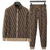 Winter Mens Designers Tracksituts jogging garnitur haftowane męskie dreski bawełniane kurtka pullover man zamek błyskawicy