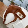 Große Kapazität, lässige Shopper-Tragetaschen, einfaches Design, weiches Leder, Umhängetasche, solide Vintage-Mode, große Damenhandtaschen, braun