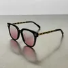 Sonnenbrille Designer Mode Top Damen Buchstabe Hohe Version Einfaches Gesicht Schwarzer Rahmen Brillengestell Flaches Licht Myopie Spiegel Anti Blaues Licht Weiblich CH0768