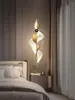 Lampy ścienne luksusowe dekoracja LED malowanie salonu sypialnia nastrój światło z wtycznymi badaniem korytarzy oświetlenie oświetlenia