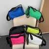 Messenger Bags purses Early Spring New Crossbody Bag Casual Oxford Cloth One Shoulder Cylinder Bag Candy Color Simple Women's Bag