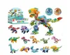 Blind Boxes Figurine Toys Model Kit Build Block Lepin Brick Easter Eggs 12 in 1 DIY Toy Small Particle Dinosaur Blocks Twist Egg Blind Box Toy for Children christmas