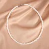 Kettingen 1pcs 6mm 8mm Imitatie Parel Ketting Lengte 40-60cm Dames Sieraden Anniversary Party geschenken