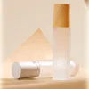 Parfüm şişesi 10pcslot 5ml10ml Şişe Kalın Buzlu Cam Parfüm Şişesi Doterra Doldurulabilir Boş Rulo Esansiyel Yağlar 230826