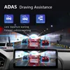 Mini kameralar adas usb sürüş kaydedici araba dvr çizgi cam tam hd 1080p android araba radyo autoradio navigasyon tek/çift kayıt sd kartı 230826