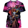 T-shirt da uomo Estate Thundercats T-shirt Cartoon Anime 3D Stampa Streetwear Uomo Donna Casual Moda Camicia oversize Bambini Tees Tops