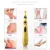 Back Massager Electronic Acupuncture Pen Meridian Therapy Machine Body Head Back Leg Massager Energy Pens Massager Relief Pain Tools 9 Levels 230826