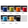 Mugs 500ml Ceramic Coffee Home Office Milk Cup Breakfast Juice Tea Travel With Handgrip Handle Gift Microwave Safe