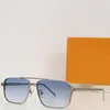 Новая модель. Квадратные солнцезащитные очки Z1976U Металлическая рама Простая и популярная стиль Универсальные защитные очки UV400 UV400