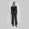 الجينز النسائي Totem Women Wide Leg Pants Baggy Jean Tlouchy متعددة الاستخدامات ونحافة فضفاضة عالية الخصر مستقيم نينكاريتر 230826