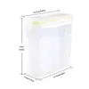 Storage Bottles Plastic Cereal Container 4L Buckle Airtight Dry Food Dispenser Fresh Keeping Box