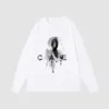 Modne męskie bluzy bluzy 2023 Kanał Luksusowy projektant retro dekoracja mężczyźni i kobiety drukowane list jesień/zima pullover swobodny sport hooded top 04-03