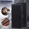 Étuis portefeuille en cuir PU à l'huile pour iPhone 15 Plus 14 Pro Max Iphone15 13 12 11 X XS XR 8 7 6 Mode Rétro ID de crédit Fente pour carte d'identité de crédit Flip Cover Holder Book Phone Pouch