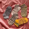 Women Socks Fashion Checkerboard Leopard Corean Crazy Okle Winter Winter