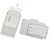 Other Office School Supplies 20 Sets ID Badge Case Clear With Transparent Card Holder Clips Stationery for Access 230826