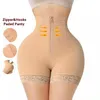 Taille Tummy Shaper VIP femmes contrôle du ventre Faja fermeture éclair Sexy dentelle hanche taille Shorts body femmes minceur corset Shapewear soutien-gorge Lifter dentelle 230826