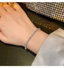Link Bracelets China And South Korea Fashion Ins Tide Douyin The Same Super Flash Full Drill Bracelet Female Design Sense Temperament F