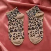 Women Socks Fashion Checkerboard Leopard Corean Crazy Okle Winter Winter