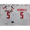 Texas Tech Red Raiders Voetbalshirt 27 Brenden 19 Dylan Spencer 60 Nick Fattig 14 Joseph Adedire 10 Jacob Rodriguez 9 Jerand Bradley 36 Justin Horne 86 T.J. Westen