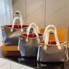 Principal de bolsa de luxo de luxo designer feminino bolsa de ombro neverfulls couro mm size monogramas bolsas de moda nunca bolsa branca completa verificação grande saco prático