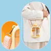 Water Bottles 700ML Kid Kafer Capacity Bottle Square Kettle Portable Cute Sports Straw Jug With Shoulder Strap Drink Large Summer