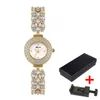 Orologi da polso 2023 Marchio All Diamond Orologio da donna di lusso con catena in zircone Impermeabile Movimento giapponese al quarzo Religio Femino