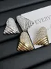 Boucles d'oreilles de créateurs SL Luxe Top Français Heavy Industry Flash Diamant Triangle Petit Design Géométrique Exagération Senior Boucles D'oreilles Femme Accessoires Bijoux