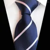 Cravates d'arc classique 8cm pour homme cravate en soie de luxe rayé carreaux carreaux business cou hommes costume cravate cravate de fête de mariage
