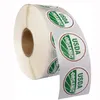 Настраиваемая метка логотипа Print Cheap Product Roll Waterpronation Виниловая наклеек.