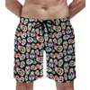 Pantalones cortos para hombre, bonitos pantalones cortos divertidos con tablero de calavera de azúcar para fiesta de Halloween, bañadores personalizados para correr, Surf, bañadores de secado rápido, regalo