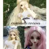 Dolls 25 colors BJD Fair size 13 14 16 18 Long Wave Fiber long big wavy curly Retro classical hair for 230826